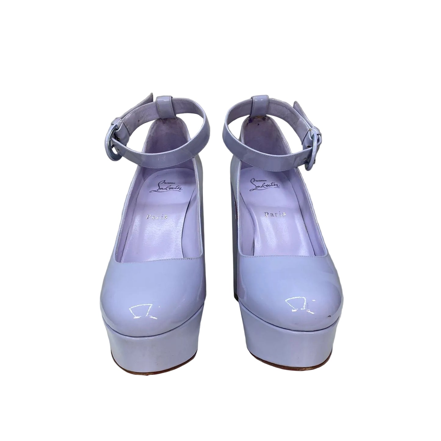 Sandalia Louboutin Lilás Tam 38 Br