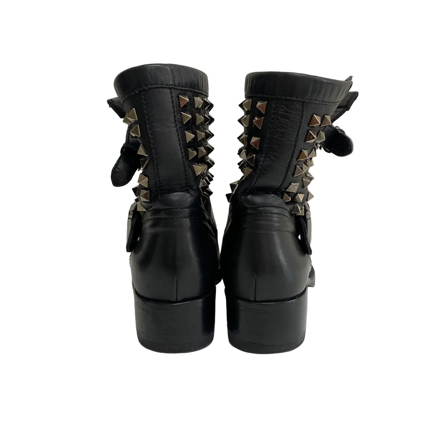 Bota Valentino Preta Com Spikes Tam 35 Br