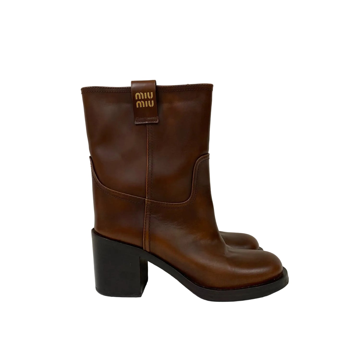 Bota Miu Miu Marrom Tam 36 BR