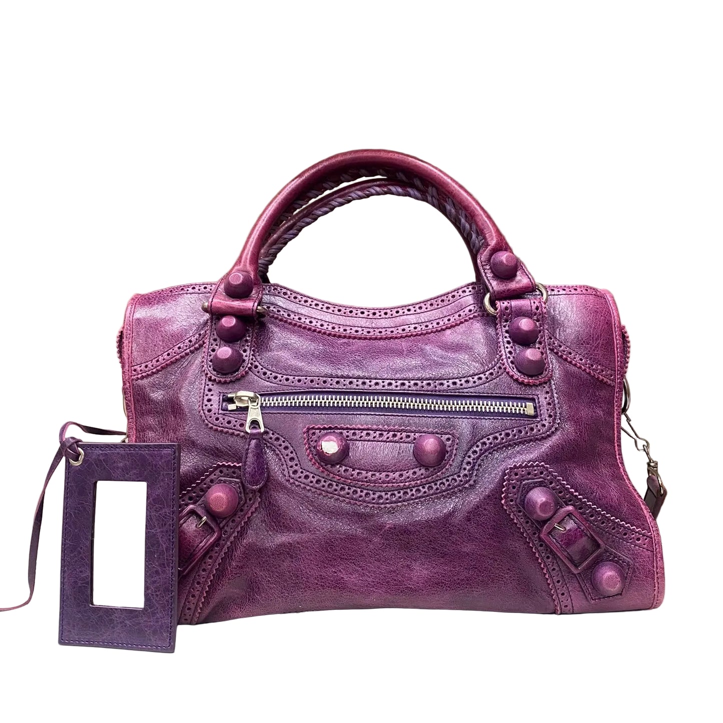 Bolsa Balenciaga City Roxa