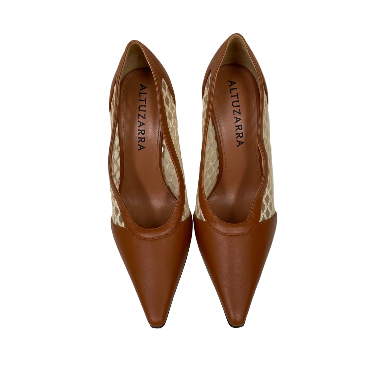 Scarpin Altuzarra Caramelo Bordado Tam 34 BR