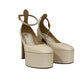 Sandália Valentino Off White Tam 35,5 Br