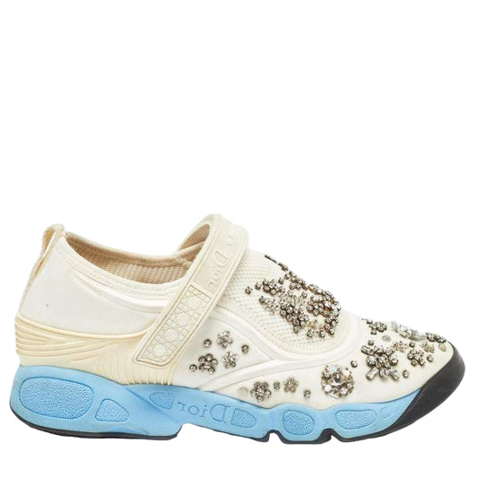 Tênis Dior Pedrarias Off White Tam. 34,5 BR