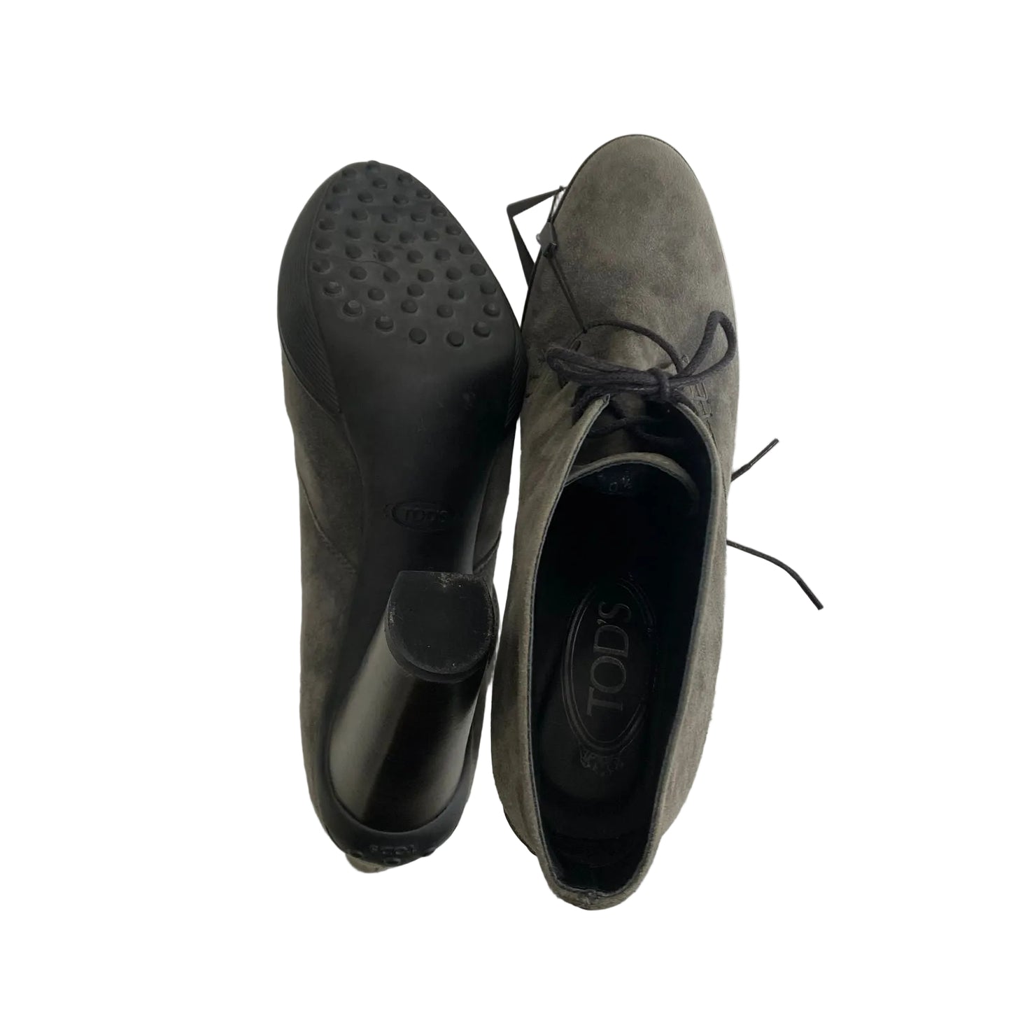 Bota Tod's De Camurça Cinza Tam 38,5 Br