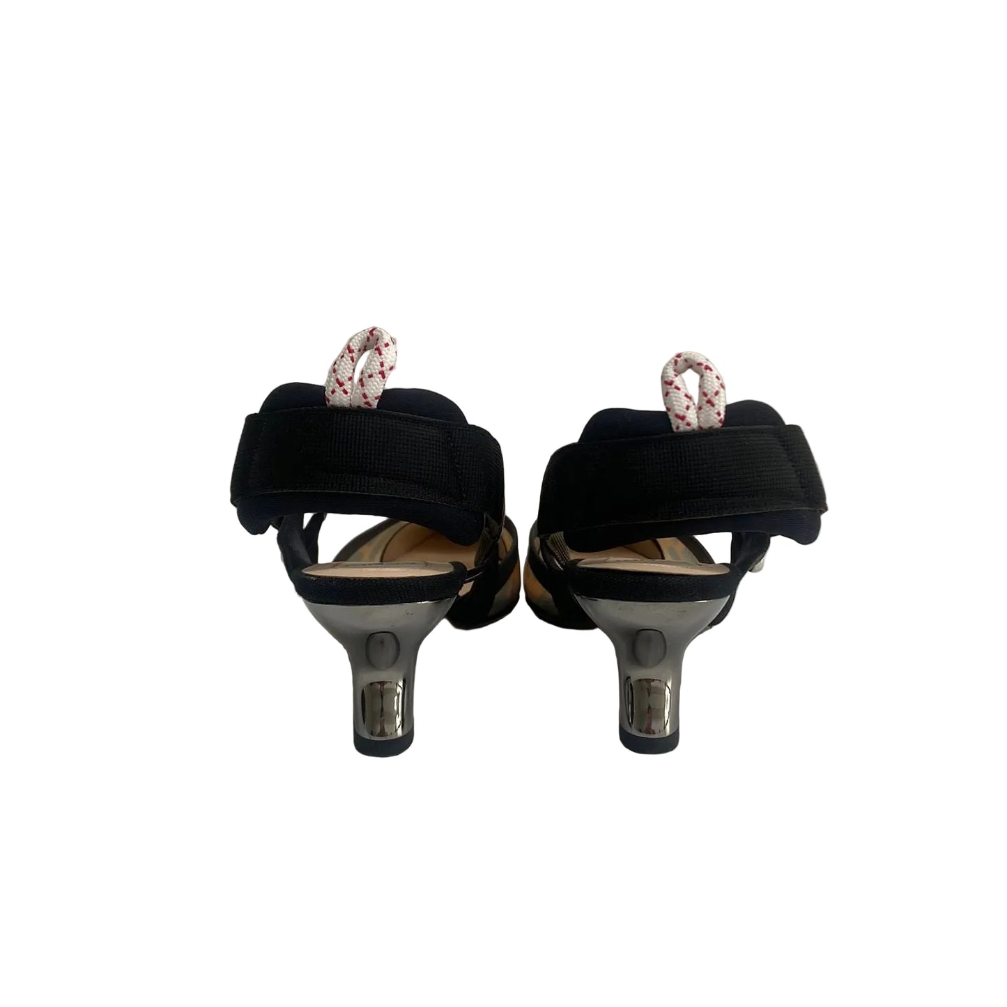 Sapato Slingback Fendi Preto Tam 34 Br