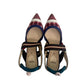 Sapato Slingback Fendi Xadrez Tam 34 Br