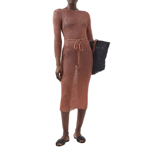 Vestido Zimmermann Bronze Bordado Tam 36 Br