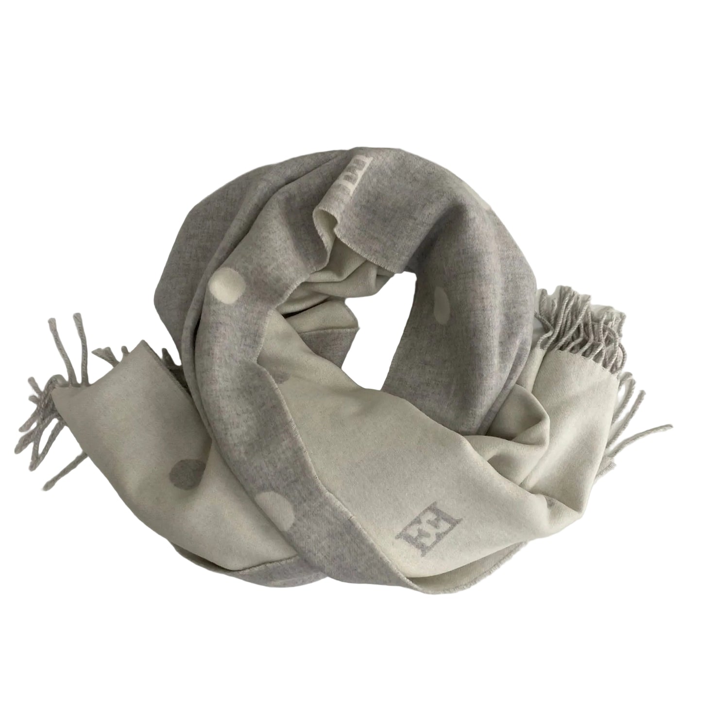 Pashimina Escada Cinza Poá