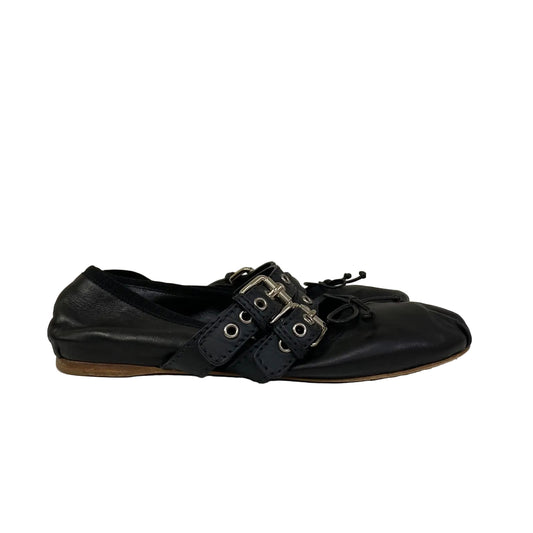 Sapatilha MIU MIU Preta BALLERINA Tam 36,5 BR