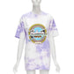 Camiseta Balmain Tie Dye Roxa Tam M BR