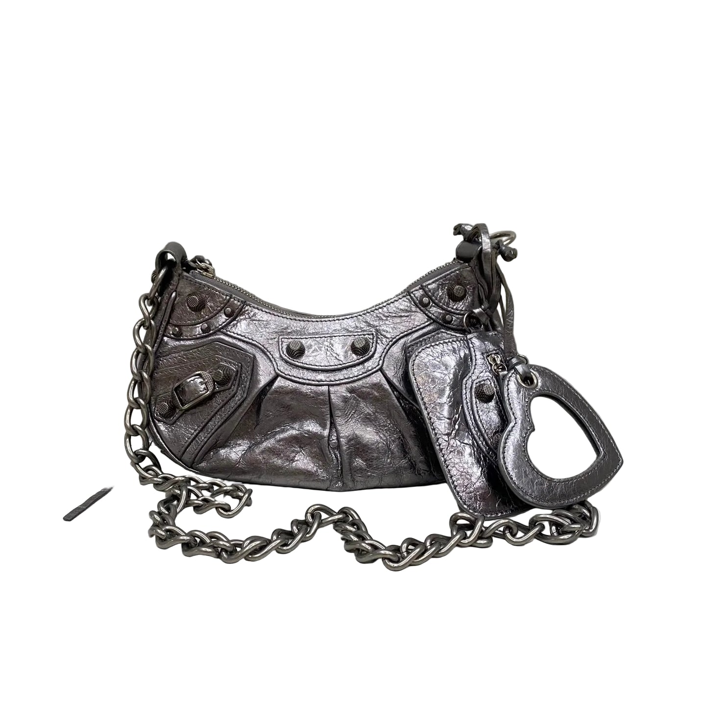 Bolsa Balenciaga Le Cagole XS Cinza
