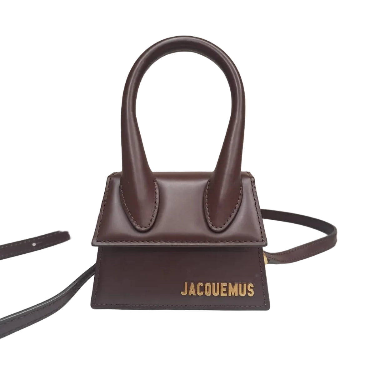 ⁠Bolsa Micro Jacquemus Le Chiquito Marrom