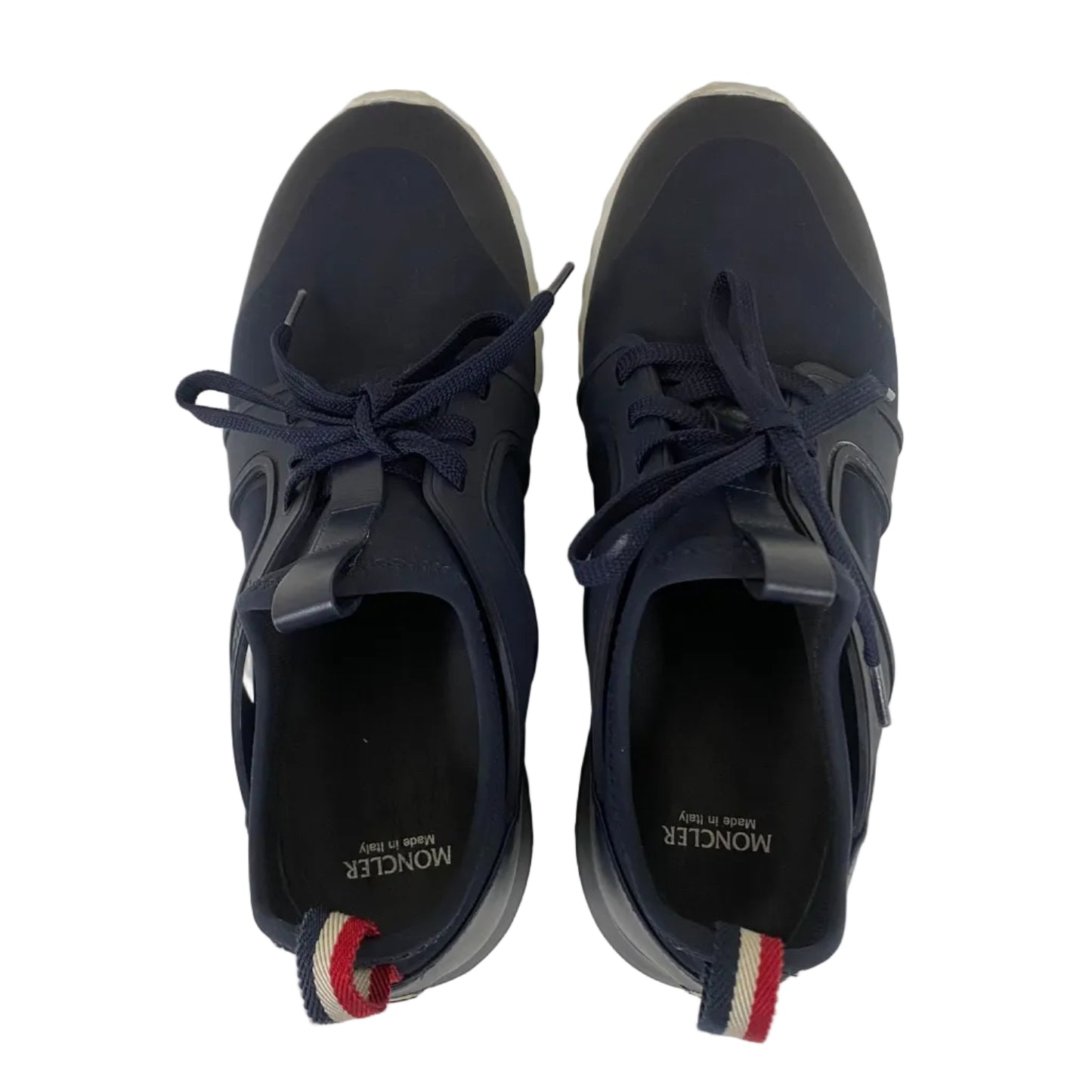 Tênis Moncler Azul Marinho e Branco Tam 41 Br