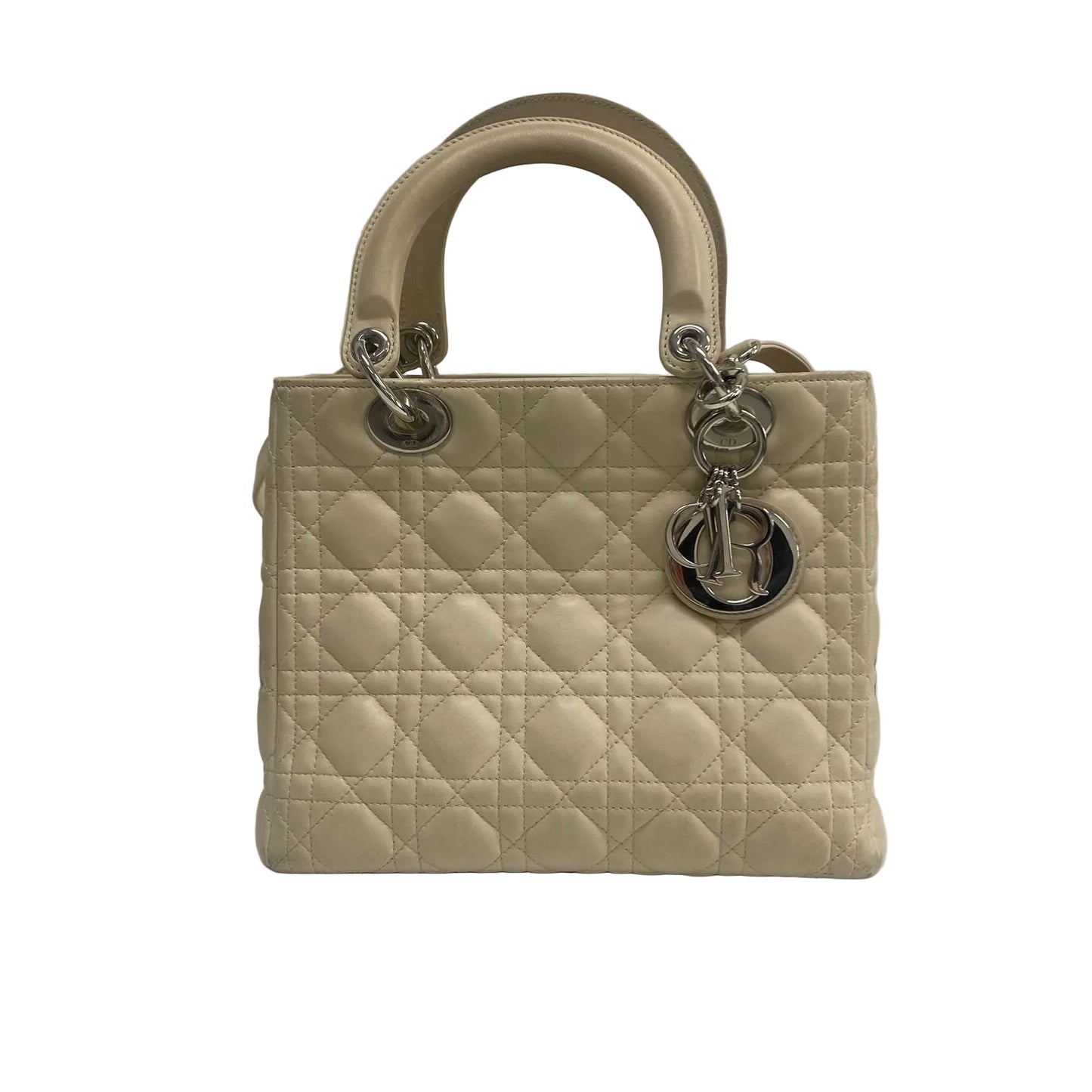 Bolsa Christian Dior Lady Dior Off White