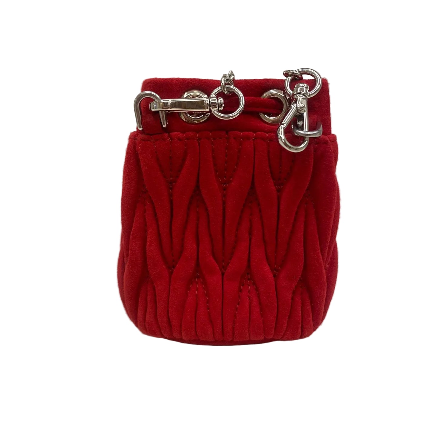 Bolsa Bucket Miu Miu Mini Vermelha