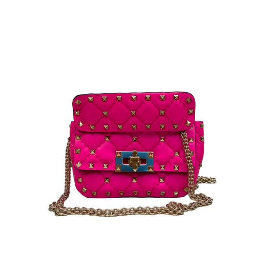 Bolsa Valentino Garavani Rockstud Spike Rosa