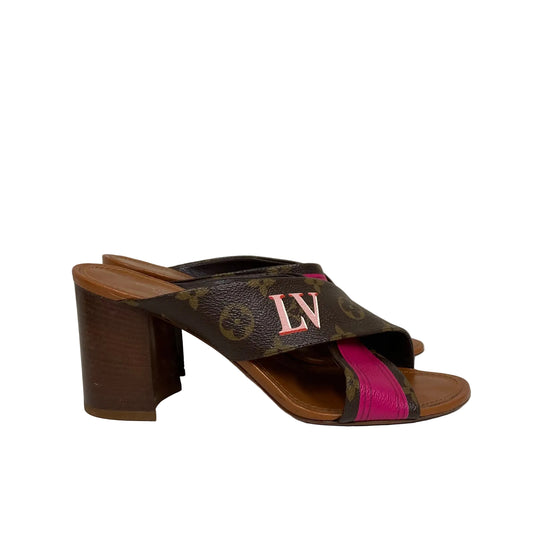Tamanco Louis Vuitton Monograma Tam 37 BR