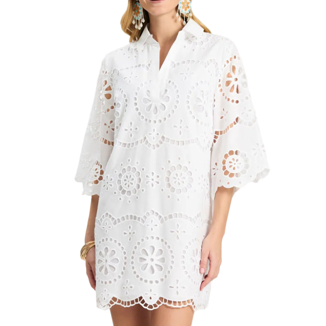 Vestido Zimmermann Branca Bordada Tam 34 Br