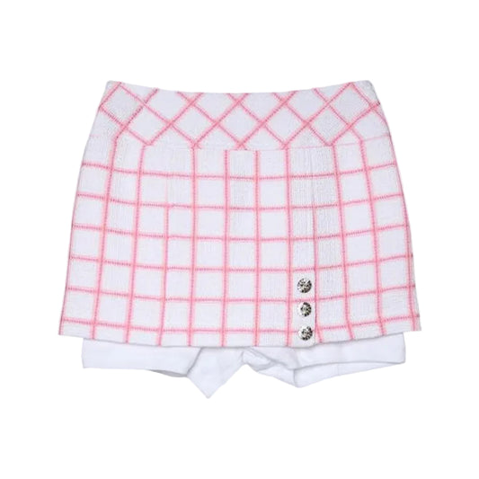 Shorts/Saia Chanel Tweed Rosa Tam 36 Br