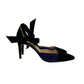 Sandália Birman Suede Azul e Preta Tam 34 BR