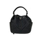 Bolsa Chanel Chevron CC Chain Bucket Bag Preta