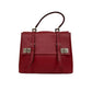 Bolsa Prada Saffiano Leather Top Handle / Flap Bag Vermelha