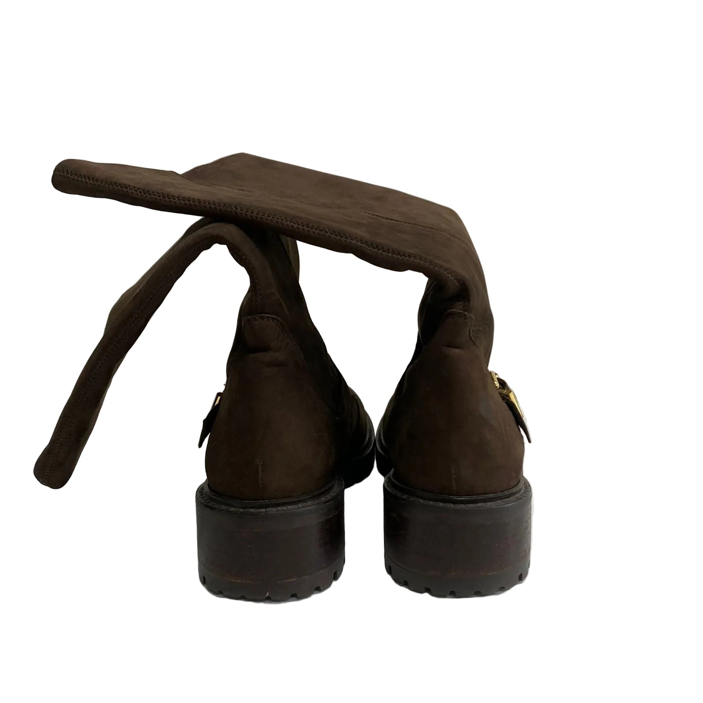 Bota Fendi Camurça Marrom Tam 38 Br