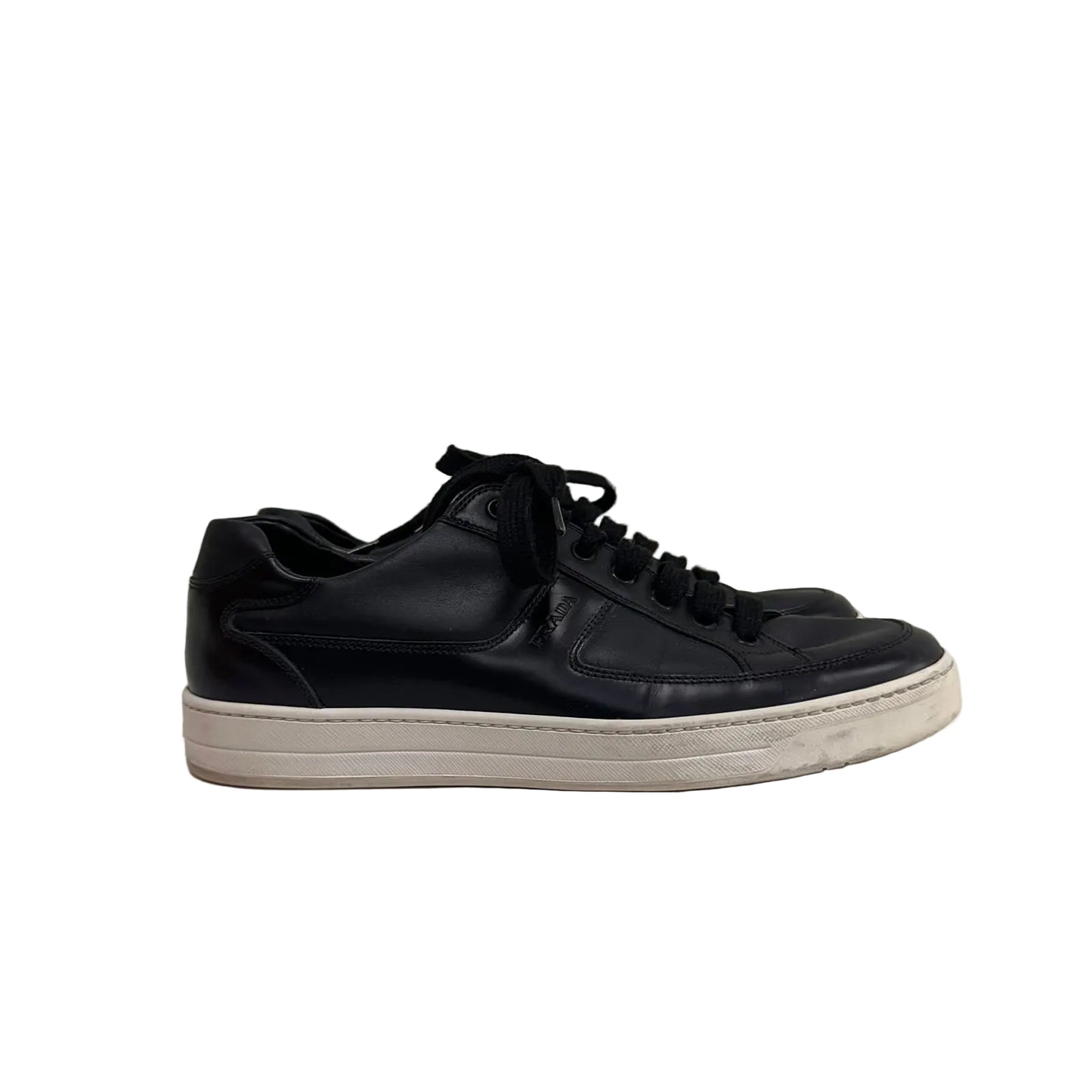 Tenis Prada Preto Sola Branca Tam 36 Br