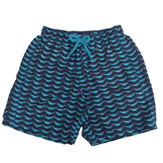 Bermuda Vilebrequin Azul Peixe Infantil Tam 8 Anos Br