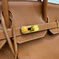 Bolsa Hermes Birkin Gold Ferragem Gold 35