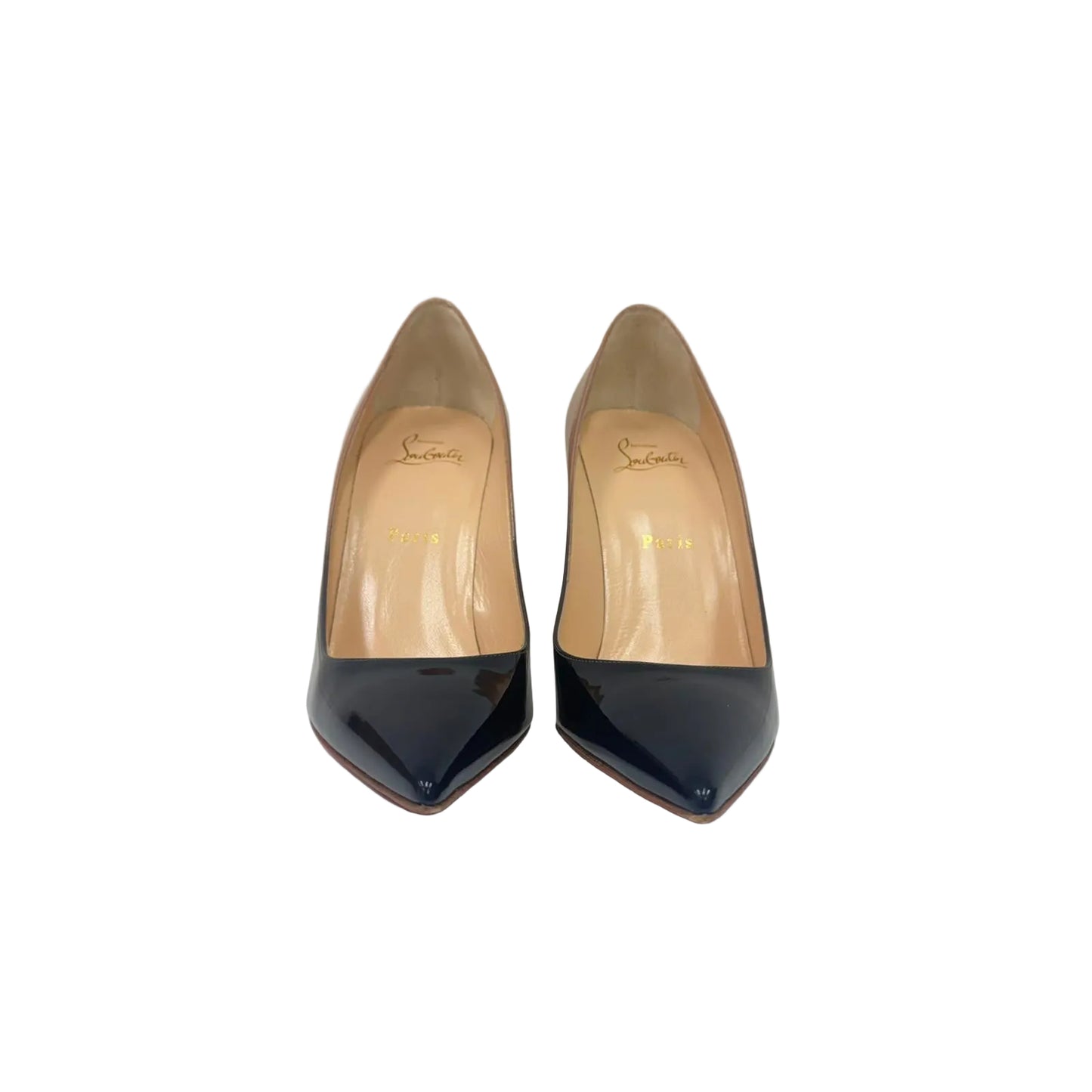 Scarpin Christian Louboutin Bege/Preto Tam 36,5 BR