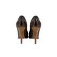 Sapato Peep Toe Louis Vuitton Monograma Tam 36 BR