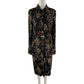 Vestido Tory Burch Preto Estampado Tam G BR