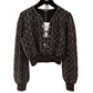 Conjunto Chanel Paris-31 Rue Cambon Preto e Dourado Tam 34 Br