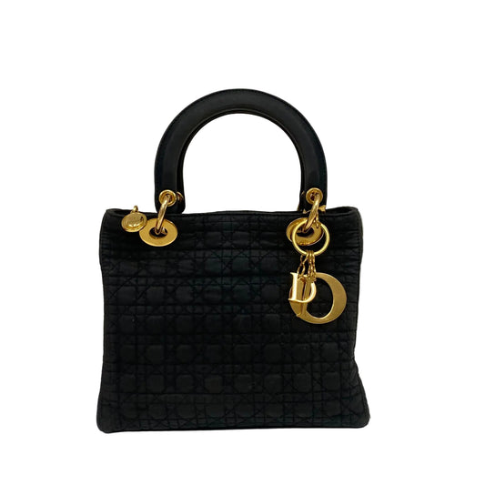 Bolsa Christian Dior Lady Dior Cannage Preta