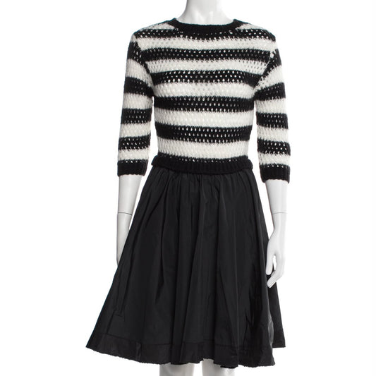 Vestido Red Valentino Listras Tam G BR