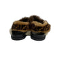 Rasteira Fendi Pelugem Marrom Tam 38 Br