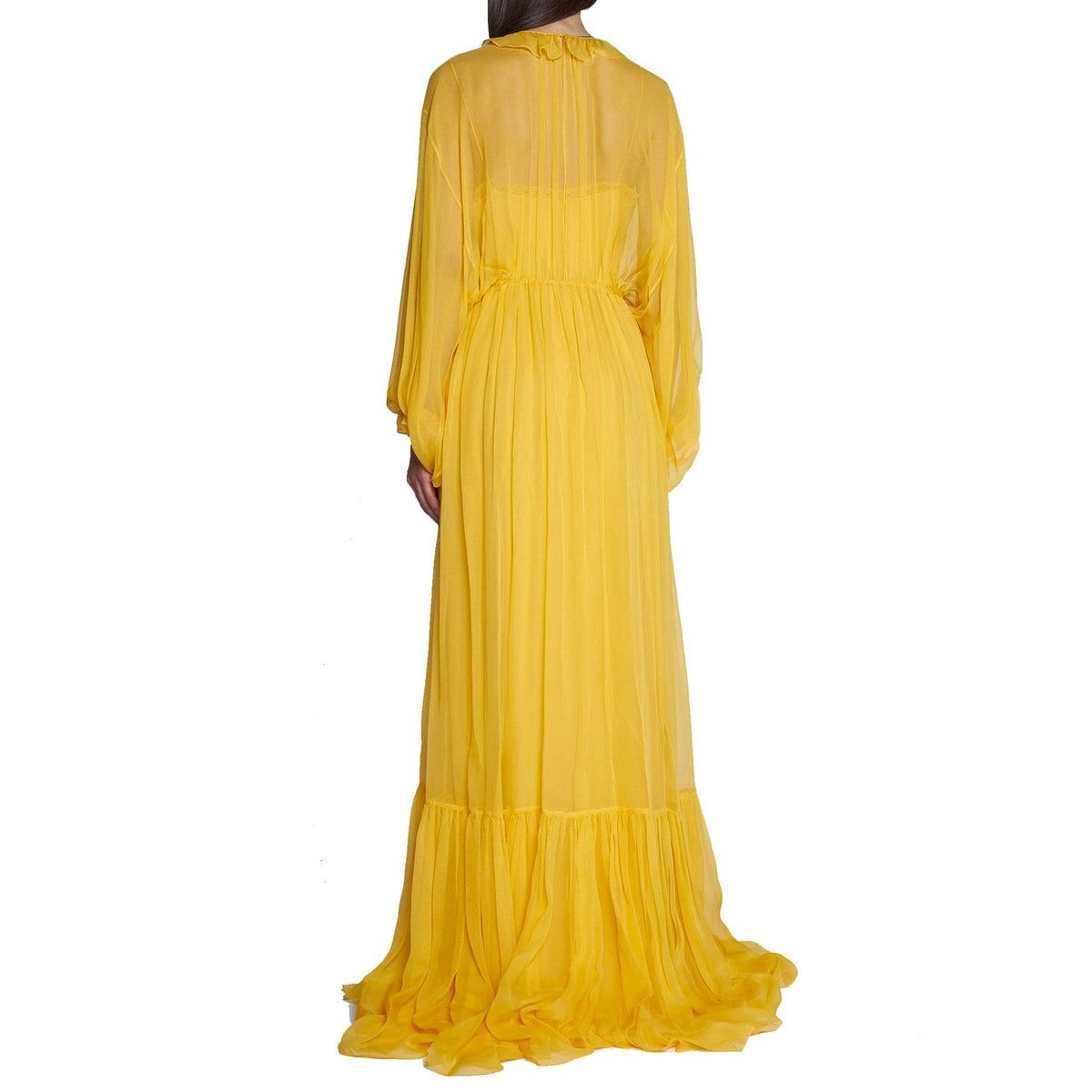 Vestido Gucci Amarelo Longo Tam 36/38 BR