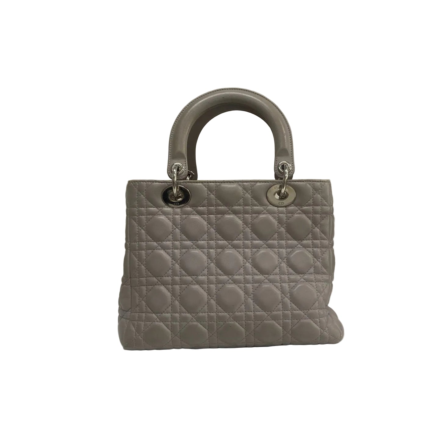 Bolsa Christian Dior Lady Dior Cinza