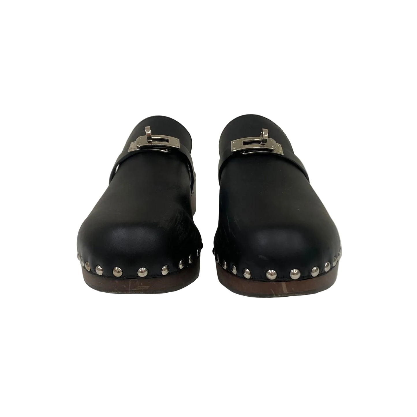 Mule Hermès Preto Tam 39 Br