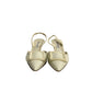 Sapato Manolo Blahnik Off White Croco Tam 39 Br