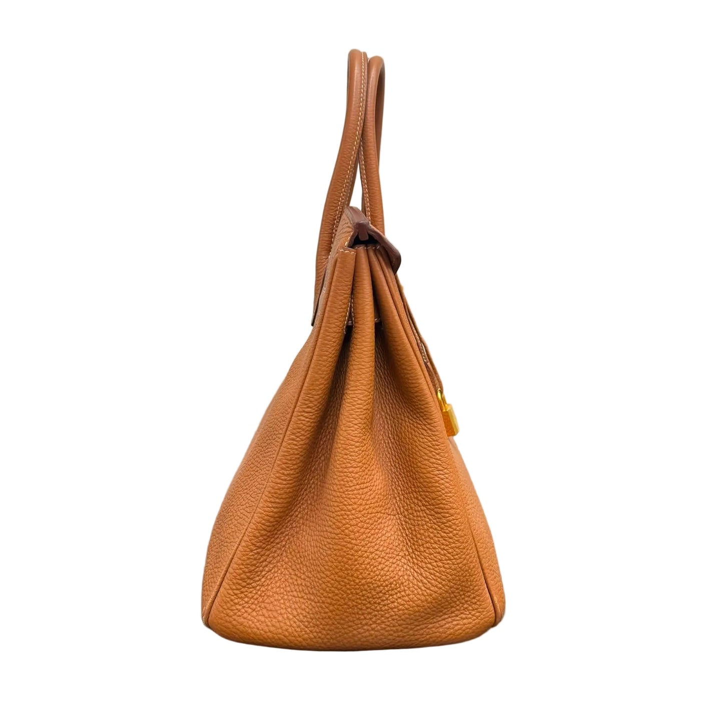 Bolsa Hermes Birkin Gold Ferragem Gold 35