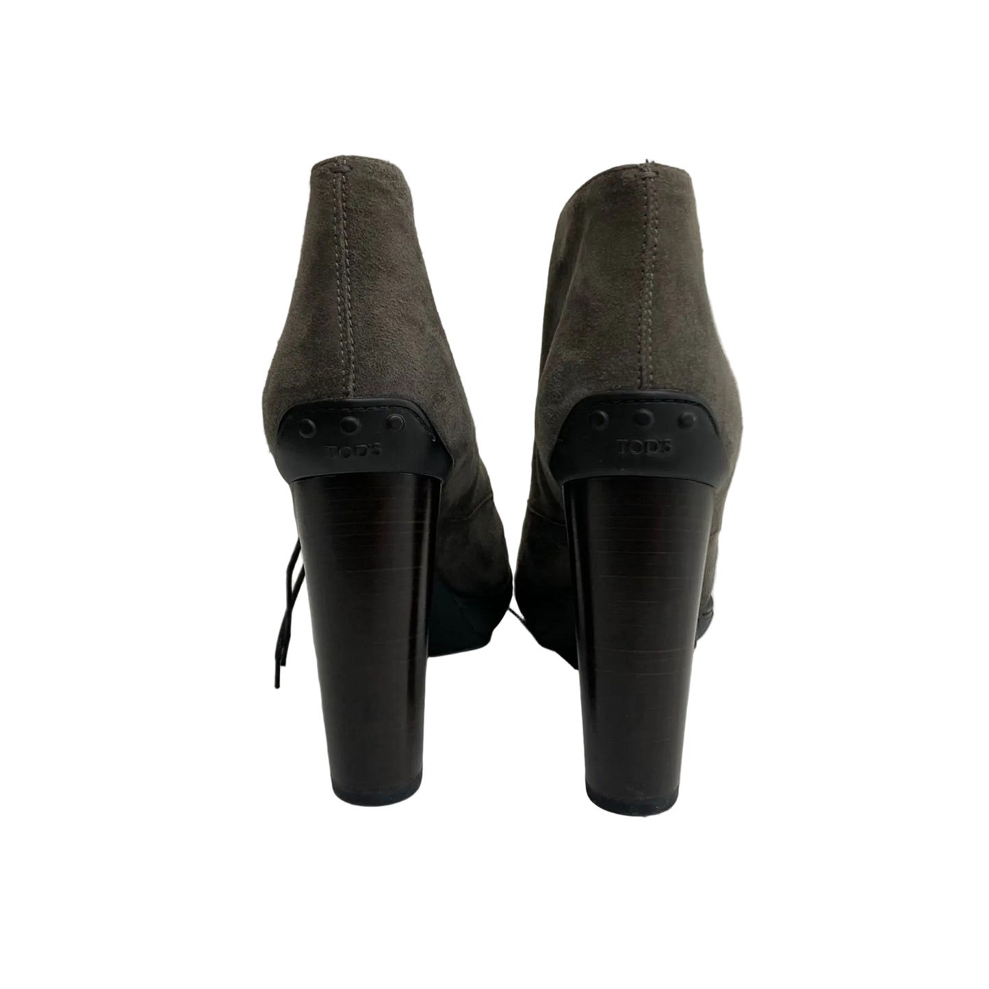 Bota Tod's De Camurça Cinza Tam 38,5 Br