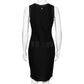 Vestido Chanel Tons de Preto Tam 38 BR