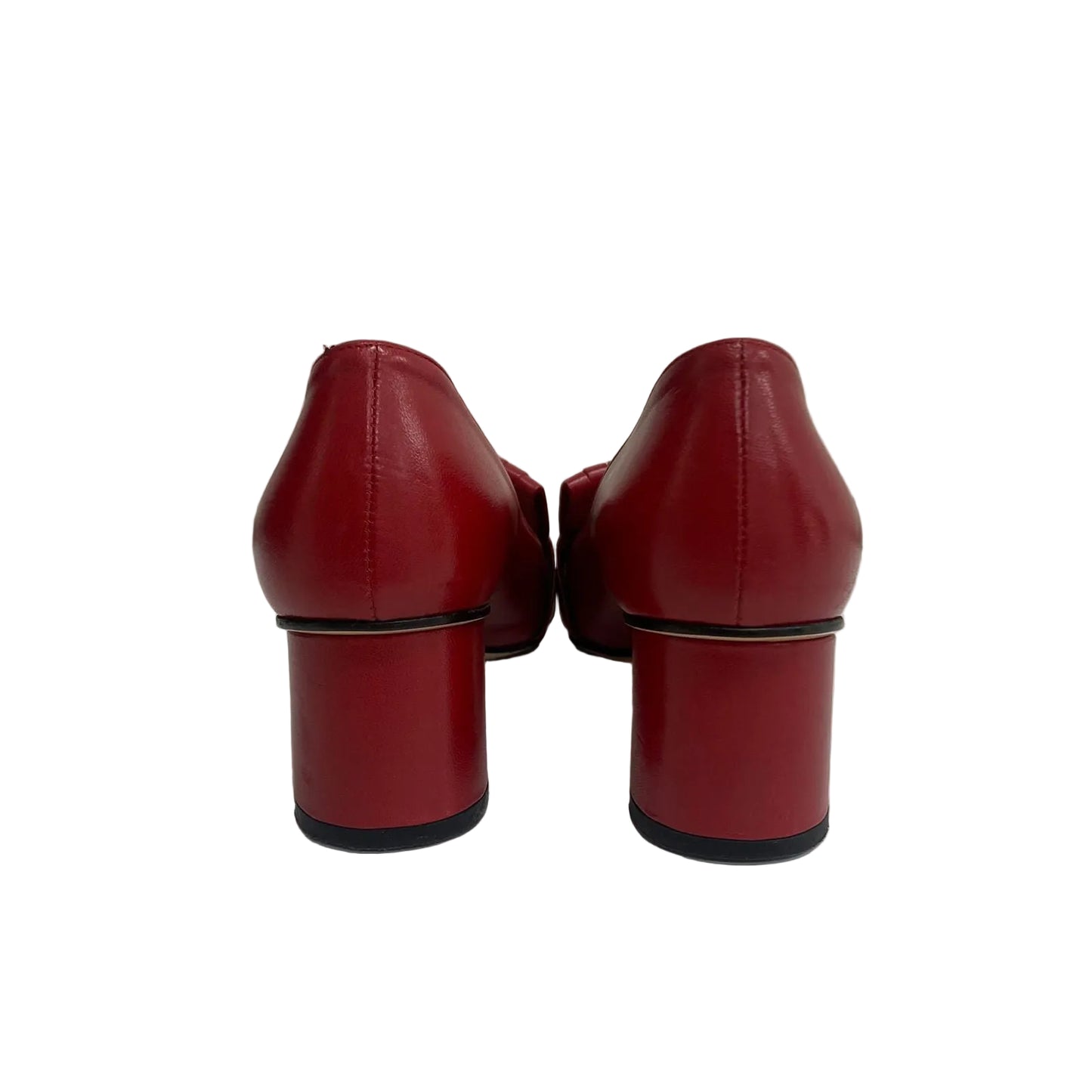 Sapato Gucci Vermelho Franjas Tam 37 Br