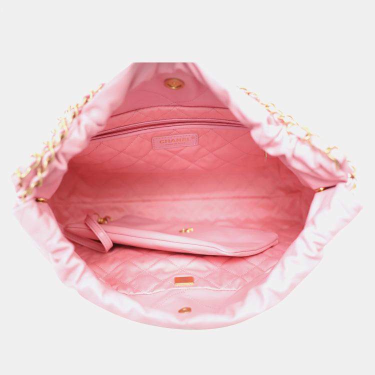 Bolsa Chanel 22 Rosa Claro