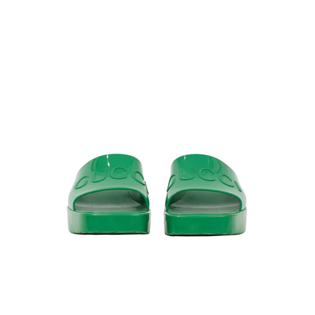 Mule Gucci Verde Tam 37 Br