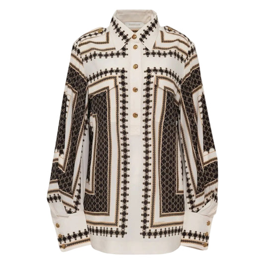 Camisa Zimmermann Geométrica Tam 36 BR
