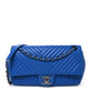 Bolsa Chanel Classic Double Flap Azul