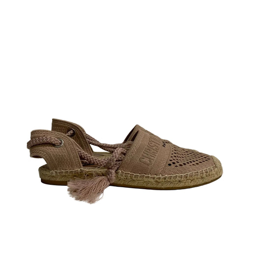 Espadrille Dior Bege Tecido Tam 37,5 BR